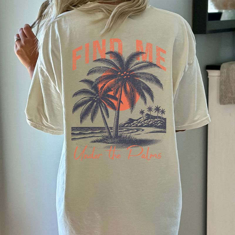 Beach Summer Tropical T-shirt-carlalin