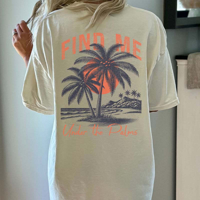 Beach Summer Tropical T-shirt-carlalin