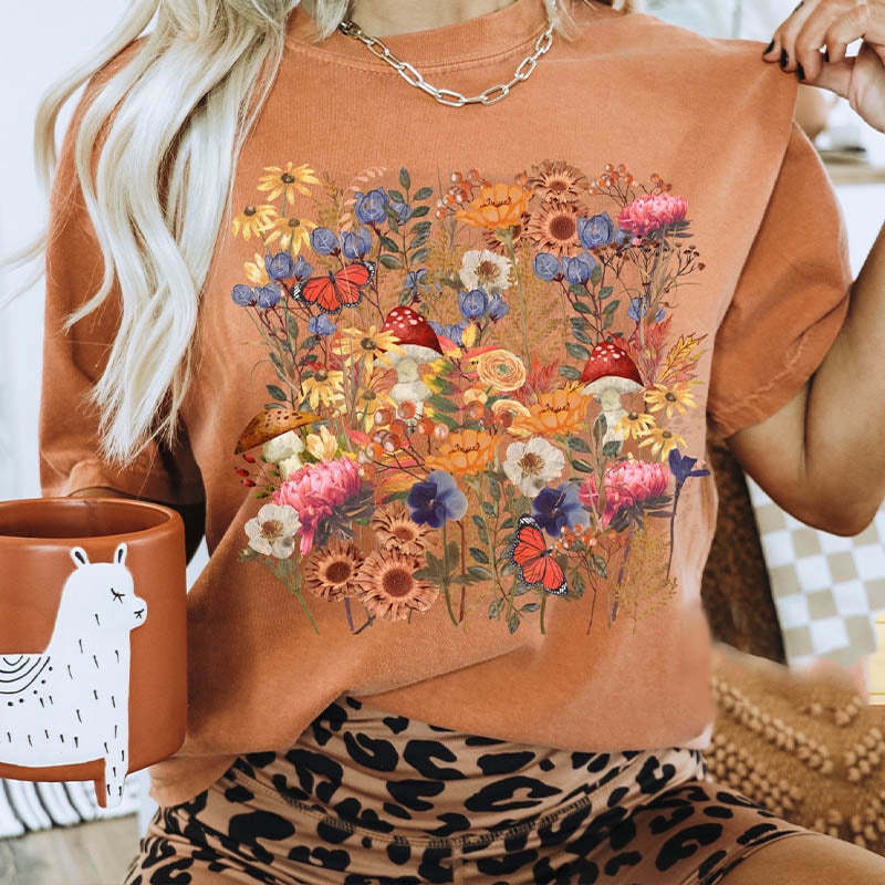 Spring wildflower Nature Lover T-Shirt-carlalin