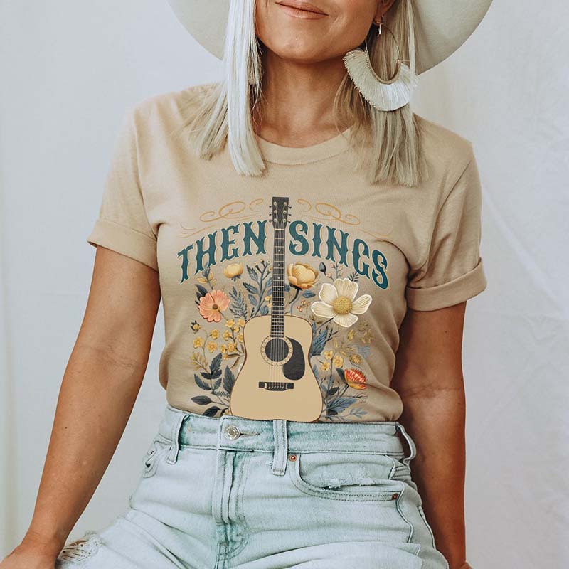 Religous Gift Then Sings My Soul T-Shirt-carlalin