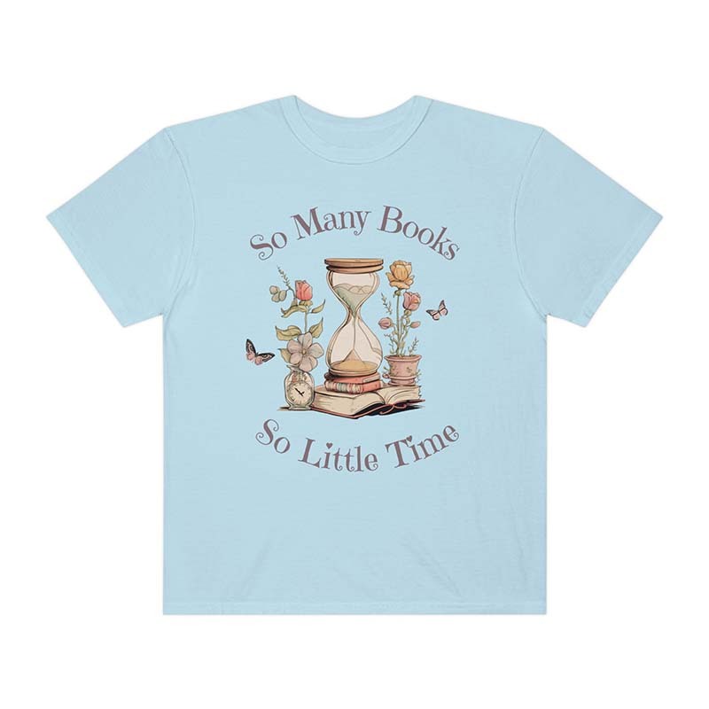 So Many Books So Little Time Bookworm T-Shirt-carlalin