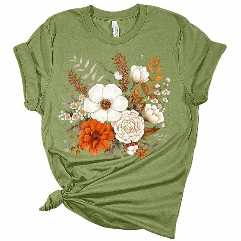 Botanical Summer Plant Lover Gift T-Shirt-carlalin