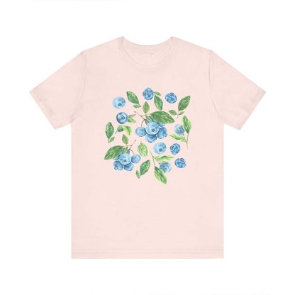 Blueberries Fruit Lover Gift T-Shirt-carlalin