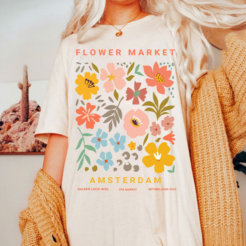 Wildflower Best Friend Gift T-Shirt-carlalin