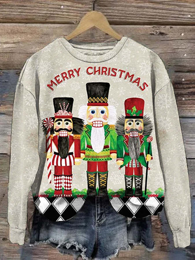 Christmas Nutcracker Sweatshirt-carlalin