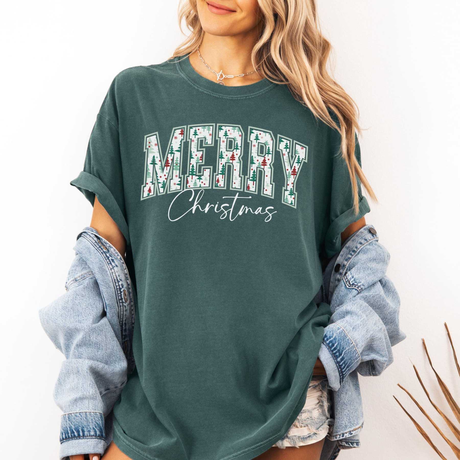 Comfort Colors Merry Christmas Shirt