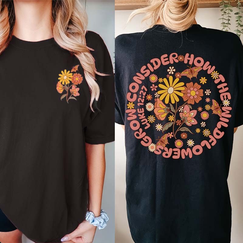 Boho Bible Verse Faith Based Trendy T-Shirt-carlalin