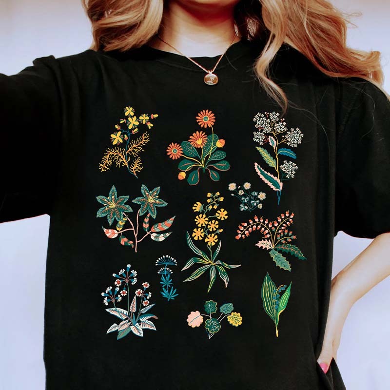 Best Friend Gift Wildflower T-Shirt-carlalin