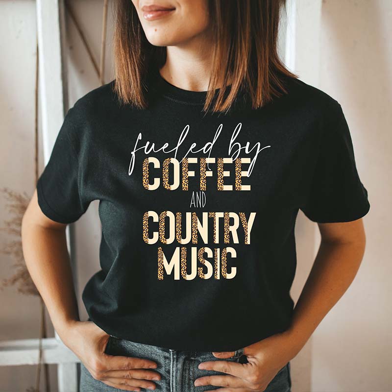 Fueled by Coffee and Country Music T-Shirt