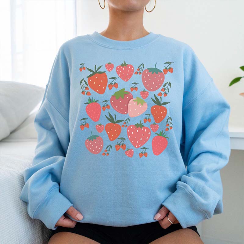 Strawberry Farmers Market Sweatshirt-carlalin
