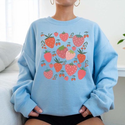 Strawberry Farmers Market Sweatshirt-carlalin