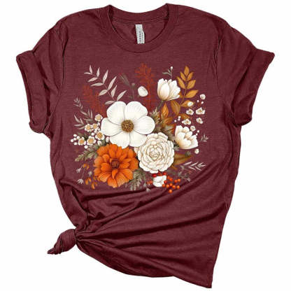 Botanical Summer Plant Lover Gift T-Shirt-carlalin
