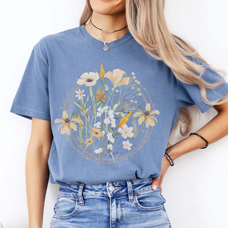 Wildflowers Comfort Colors Gift T-Shirt-carlalin