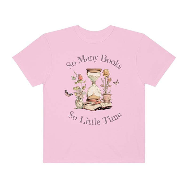 So Many Books So Little Time Bookworm T-Shirt-carlalin