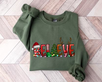 Believe Christmas Sweatshirt