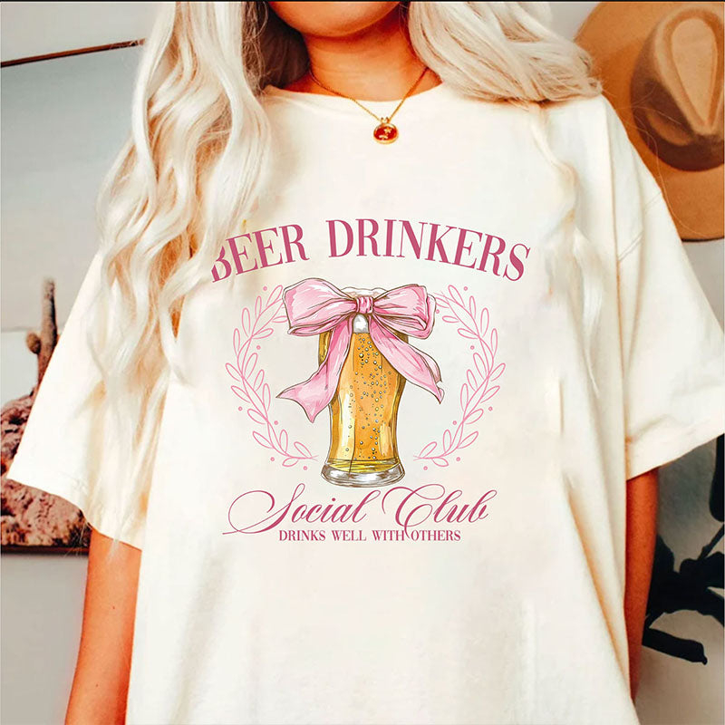 Beer Drinkers Social Club T-Shirt-carlalin