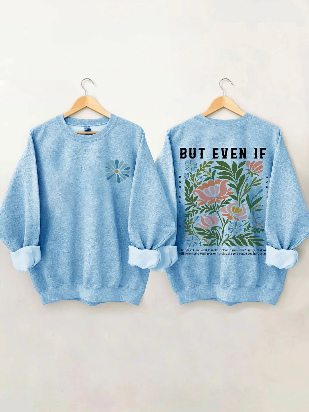 But Even If Boho Christian Sweatshirt-carlalin
