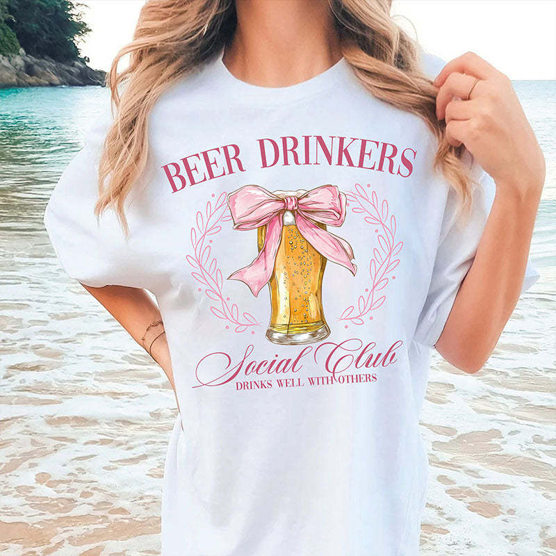 Beer Drinkers Social Club T-Shirt-carlalin