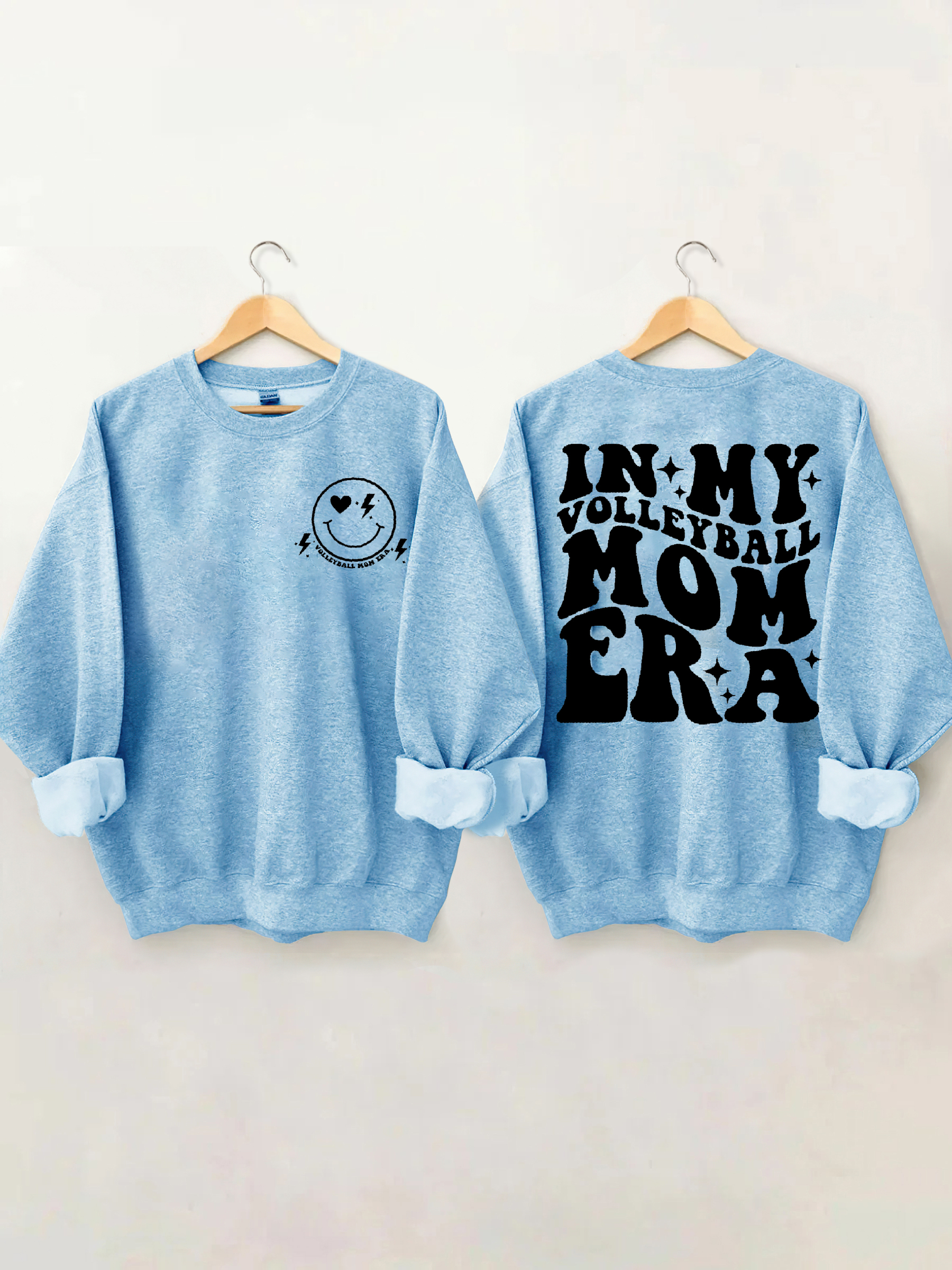 In My Volleyball Mom Era Sweatshirt-carlalin