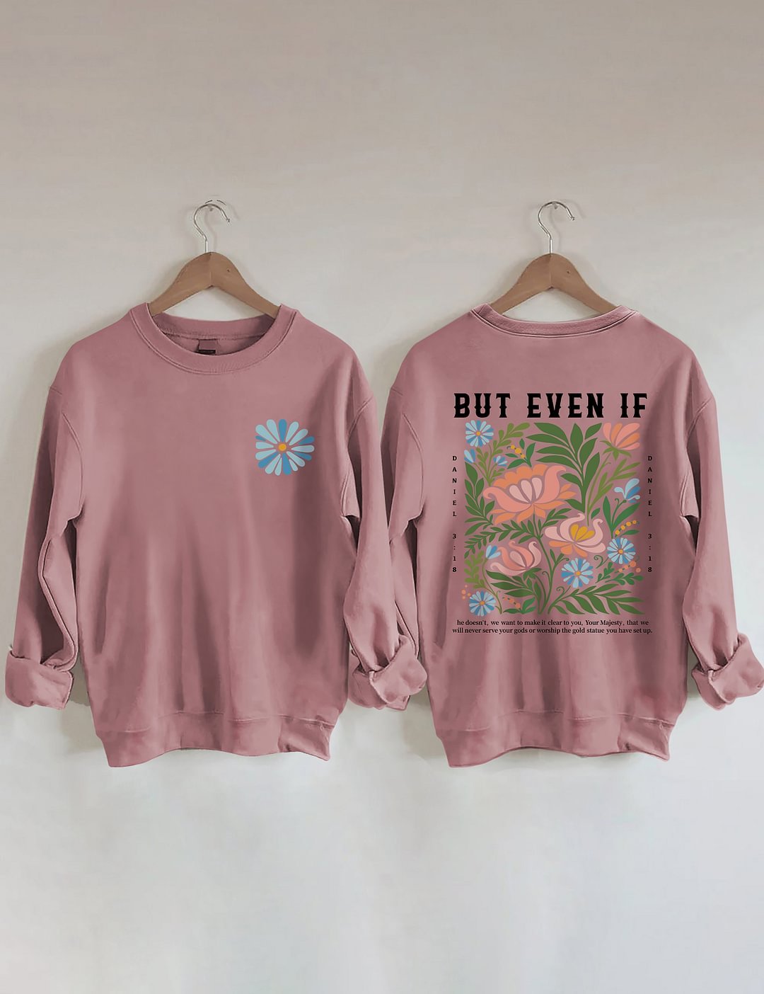 But Even If Boho Christian Sweatshirt-carlalin
