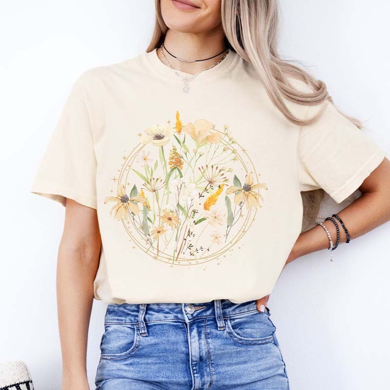 Wildflowers Comfort Colors Gift T-Shirt-carlalin
