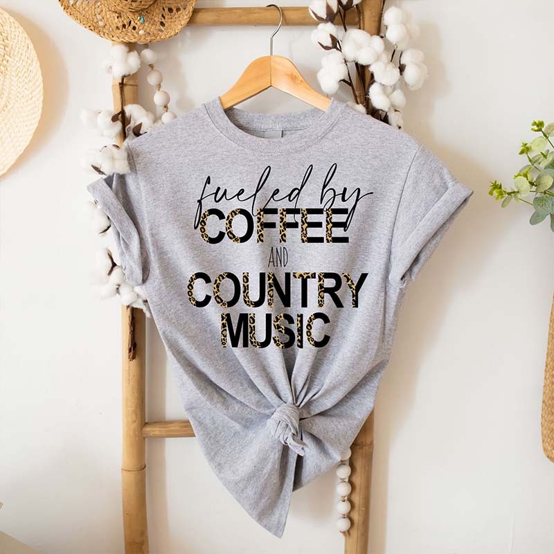 Fueled by Coffee and Country Music T-Shirt