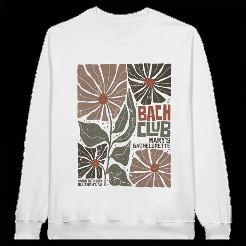 Bach Club Floral Bridal Party Sweatshirt-carlalin