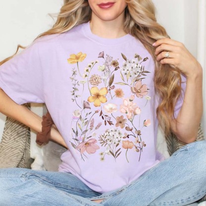 Flower Gift for Vanilla Girl T-Shirt-carlalin