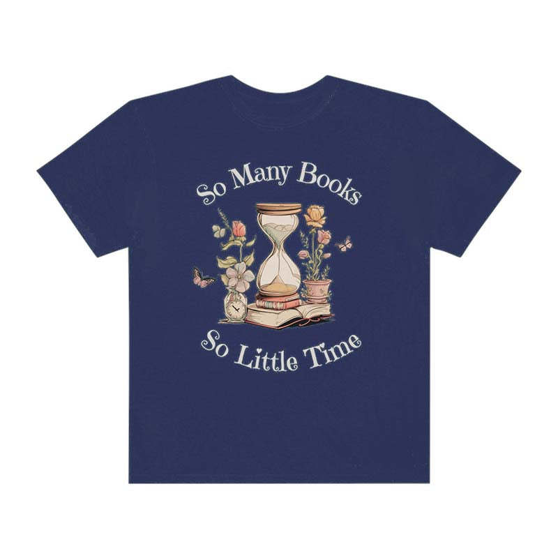 So Many Books So Little Time Bookworm T-Shirt-carlalin