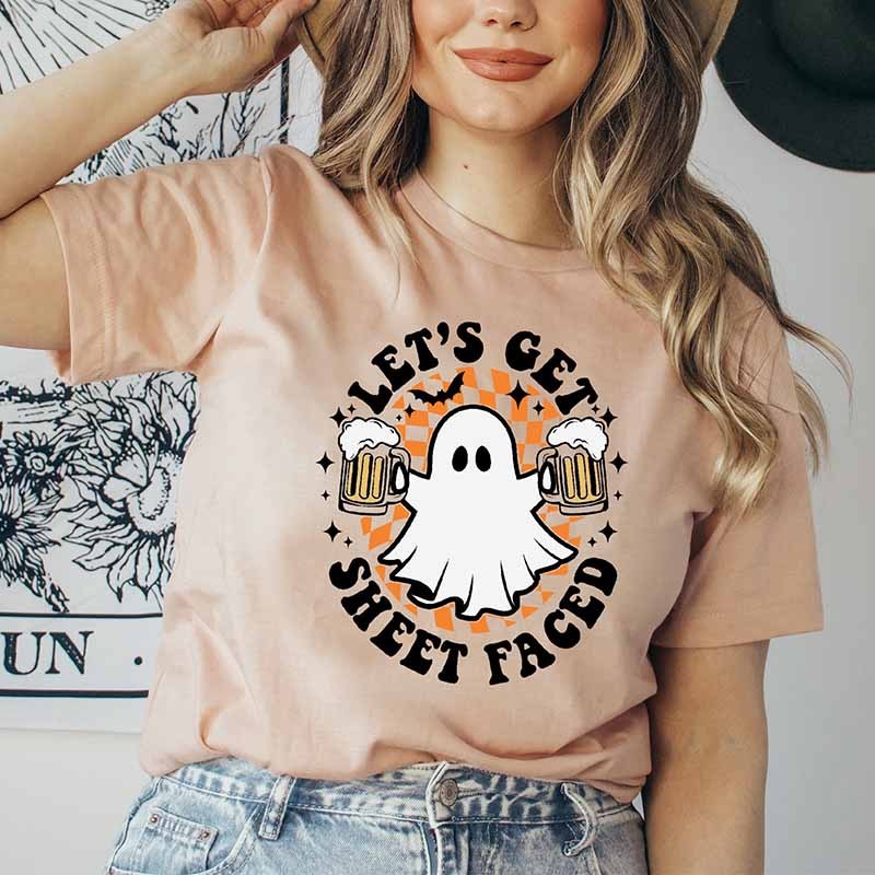 Let's Get Sheet Faced Of Beer  T-Shirt-carlalin