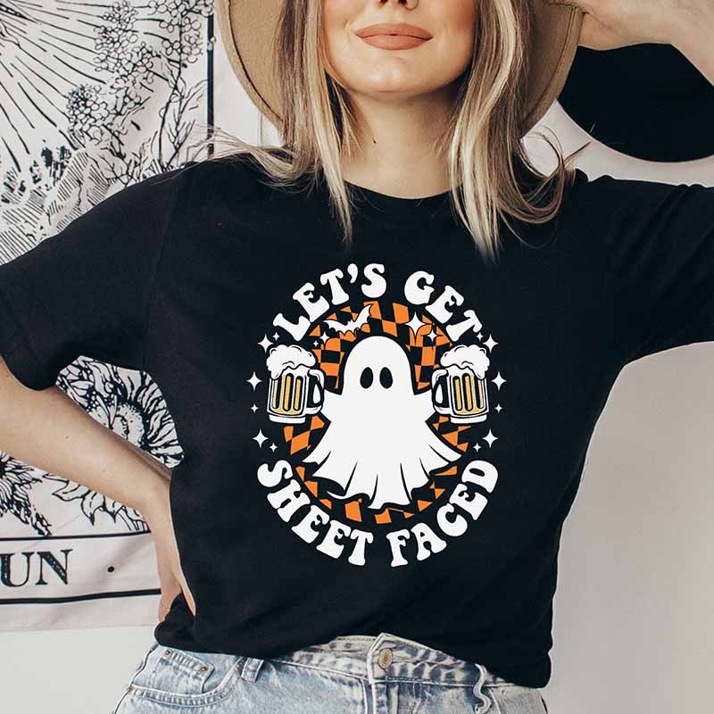 Let's Get Sheet Faced Of Beer  T-Shirt-carlalin