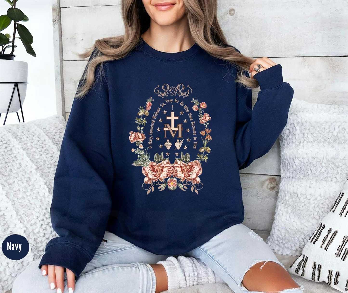 Magic Medal Flower Sweatshirt