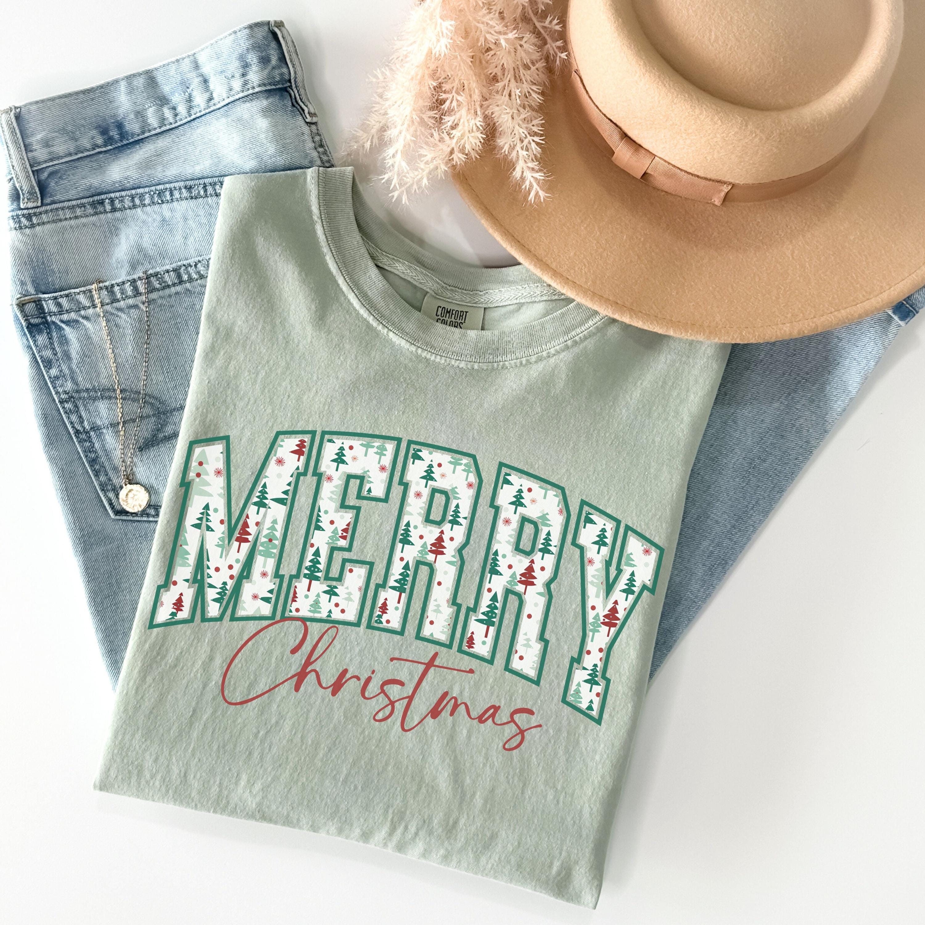 Comfort Colors Merry Christmas Shirt