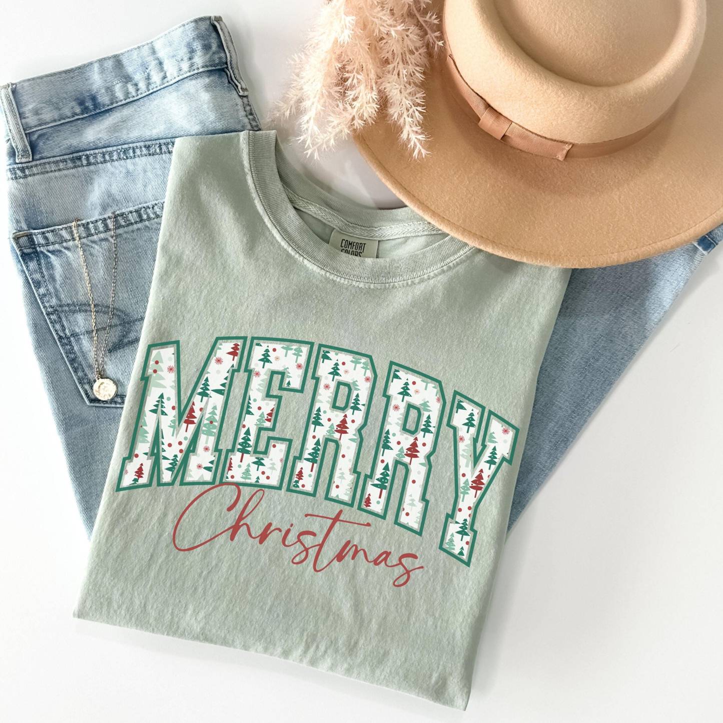 Comfort Colors Merry Christmas Shirt