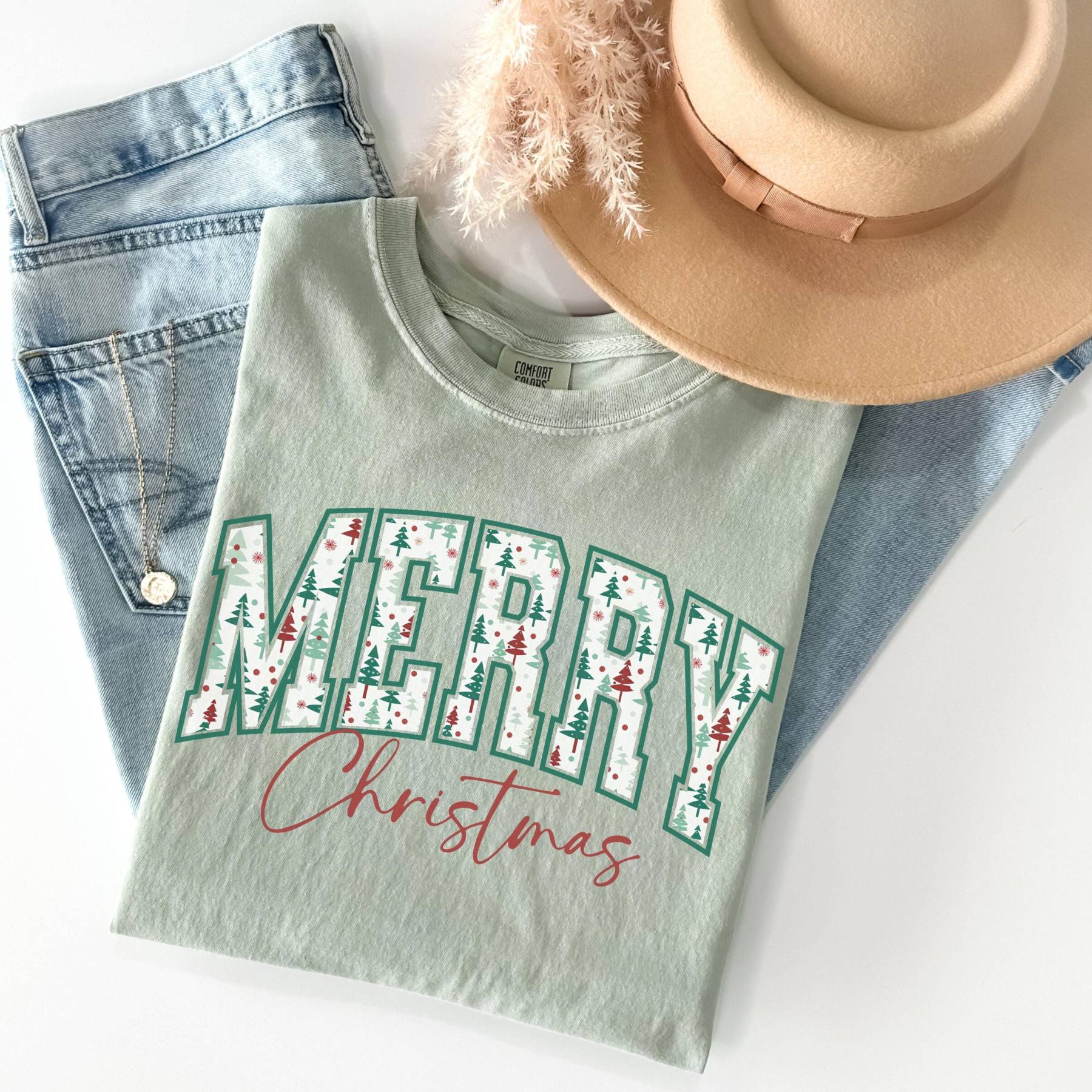 Comfort Colors Merry Christmas Shirt