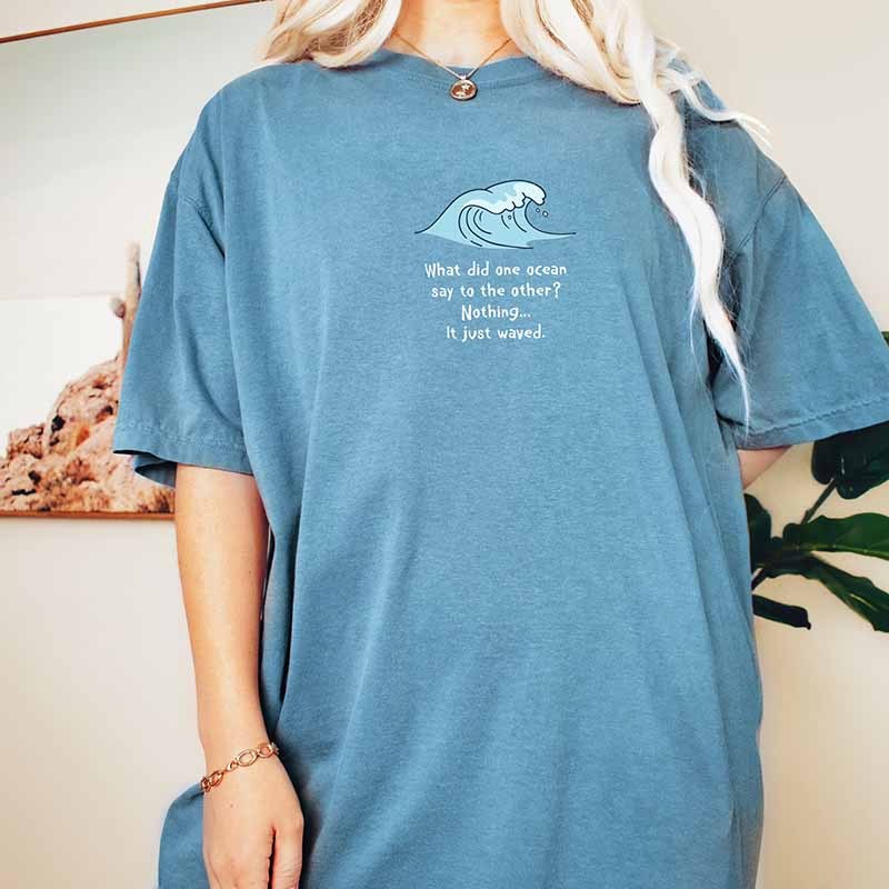 Ocean Wave T Shirt-carlalin