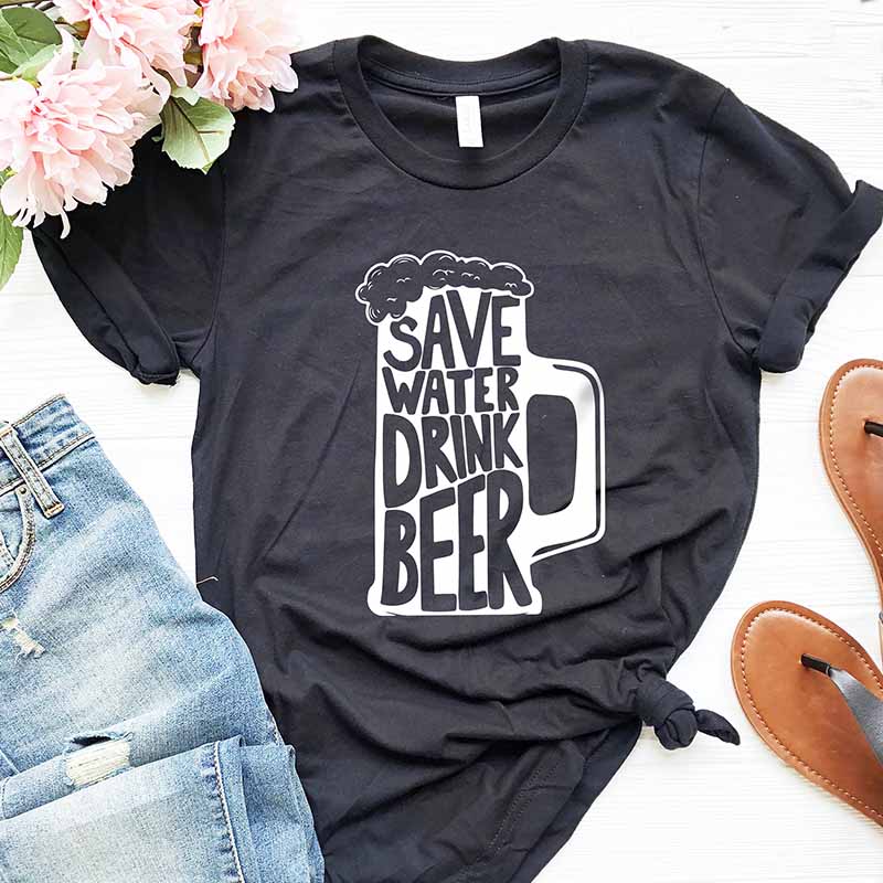 Save Water Drink Beer T-Shirt-carlalin