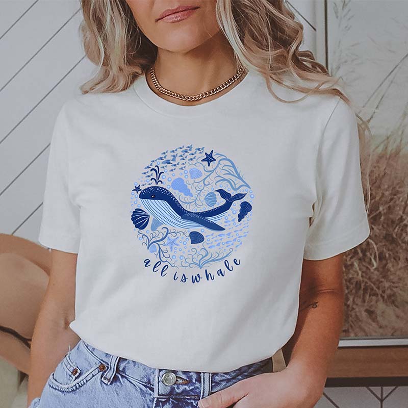 All Is Whale Of Ocean T-Shirt-carlalin