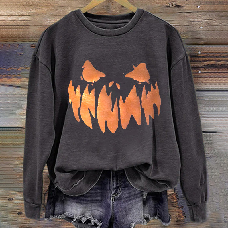 Halloween Spooky Sweatshirt-carlalin