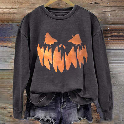Halloween Spooky Sweatshirt-carlalin
