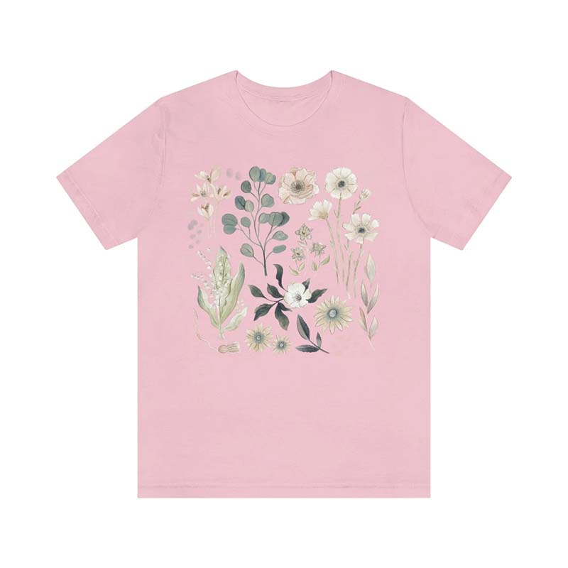Forestcore Flowers Botanical T-Shirt-carlalin