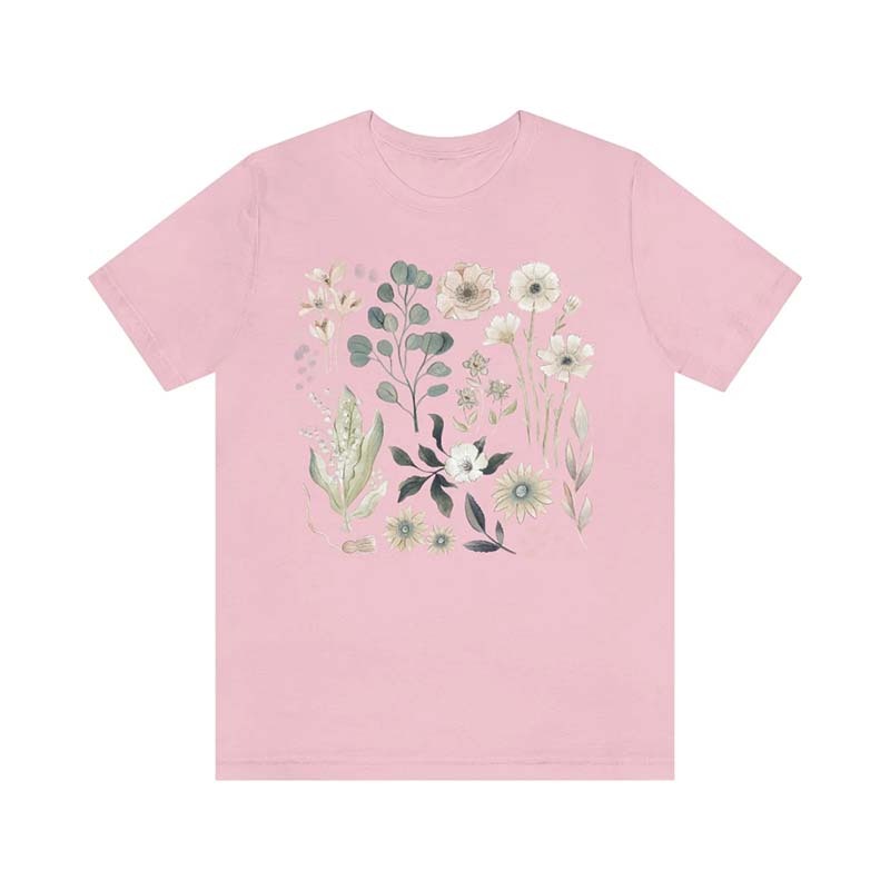 Forestcore Flowers Botanical T-Shirt-carlalin