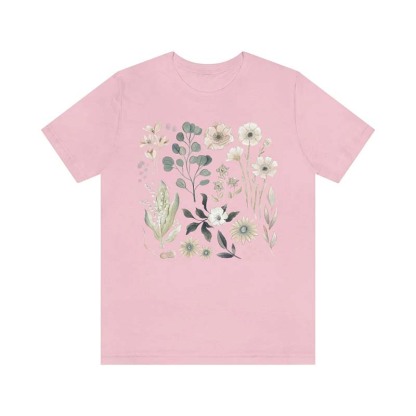 Forestcore Flowers Botanical T-Shirt-carlalin