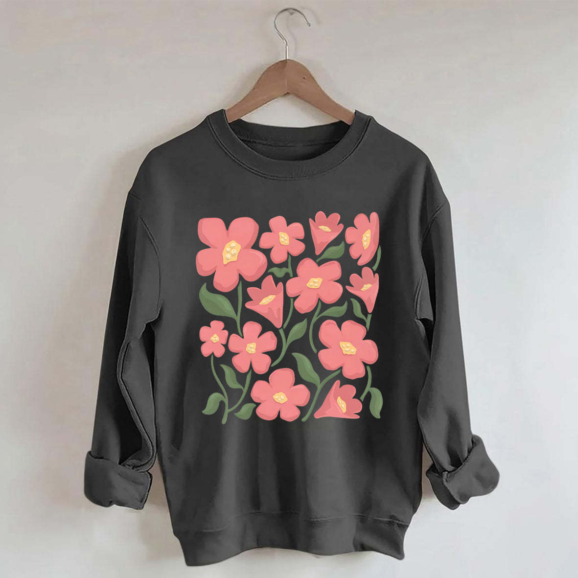 Pink Flower Market Honolulu Sweatshirt-carlalin