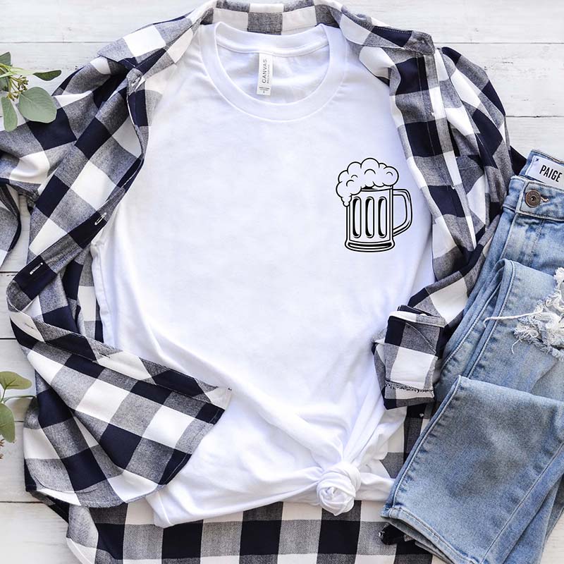 Drinking Beer T-Shirt-carlalin