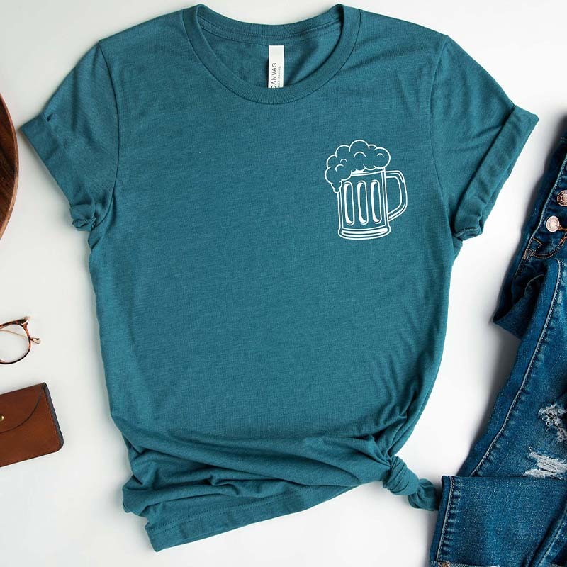 Drinking Beer T-Shirt-carlalin