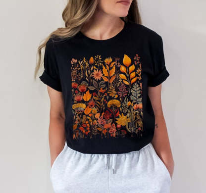 Cottagecore Wildflower Shirt Floral Shirt-carlalin