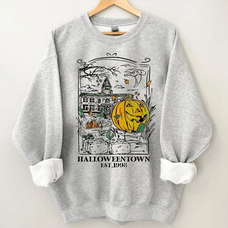 Halloweentown Est 1998 Crewneck Sweatshirt-carlalin
