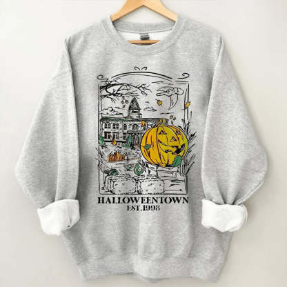 Halloweentown Est 1998 Crewneck Sweatshirt-carlalin