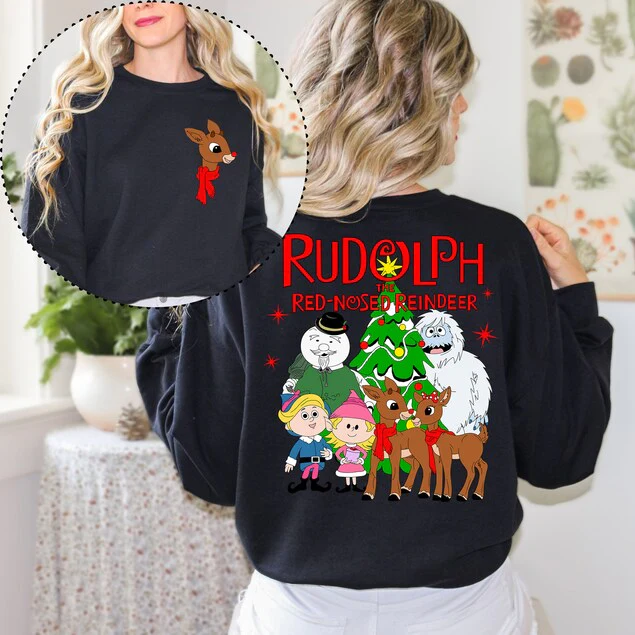 Christmas Reindeer Sweatshirt-carlalin